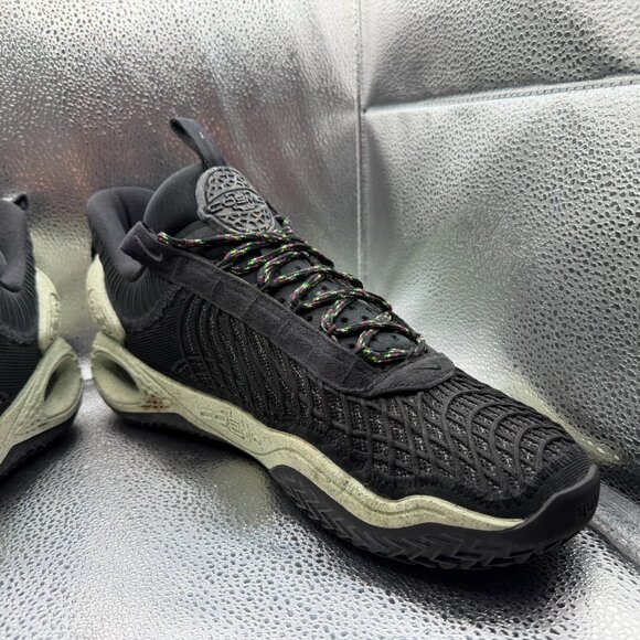 Size 11.5 Nike Cosmic Unity Black Green Glow Mens Basketball Sneakers DA6725-001 - Picture 7 of 14